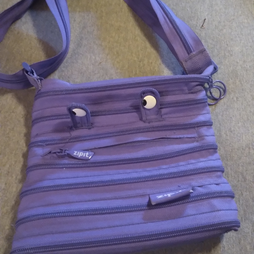 Purple zit purse